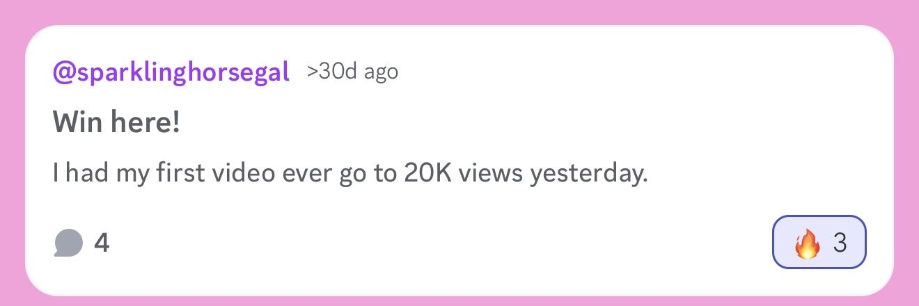 First video to 20K views