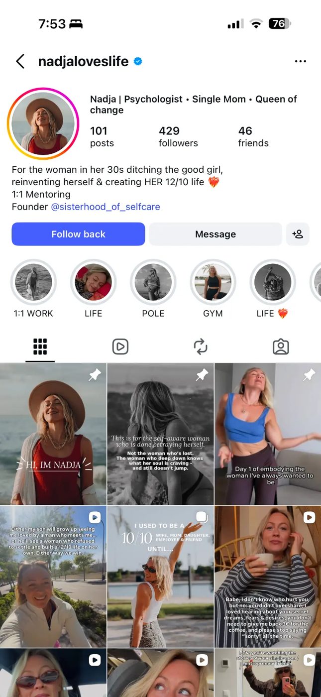Before — 429 followers