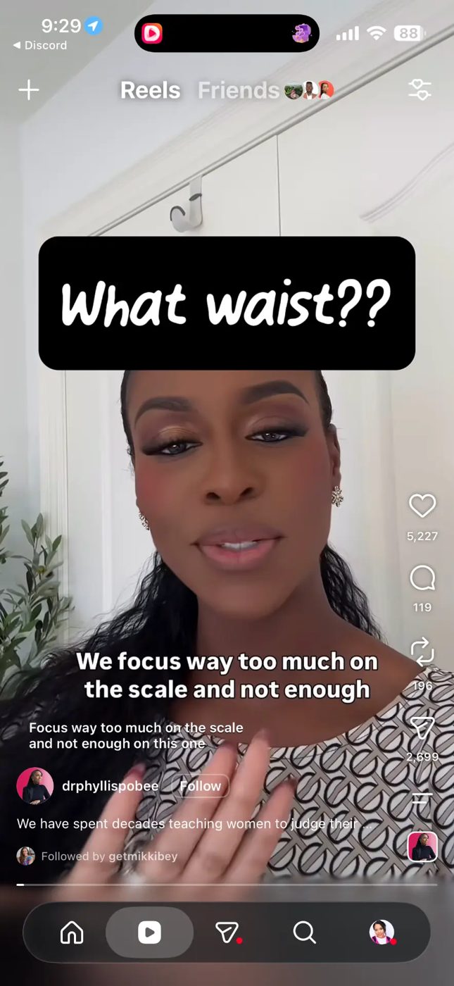 The scripted video: 5,227 likes, 2,699 shares